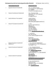 Arbeitsgemeinschaft der Auslandsgesellschaften Bielefeld (22 ...