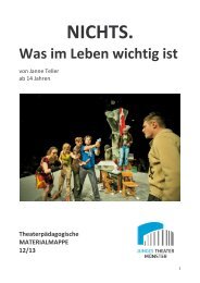 Nichts. Was im Leben wichtig ist - Theater MÃ¼nster