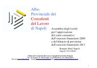 Albo Provinciale dei Consulenti del Lavoro - Ordine CDL Napoli