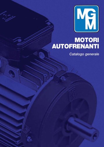 cataloghi mgm motori elettrici - Tecnica Industriale S.r.l.