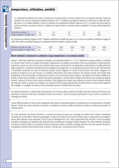 cataloghi mgm motori elettrici - Tecnica Industriale S.r.l.