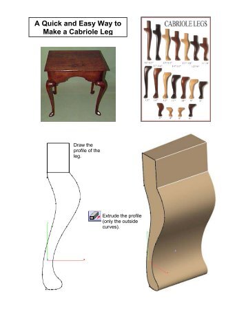 A Quick and Easy Way to Make a Cabriole Leg