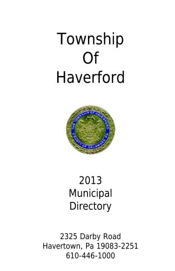 Township Of Haverford - Home - Haverford Township Information ...