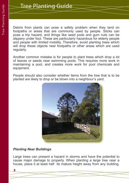 Campbelltown Tree Planting Guide - Campbelltown City Council