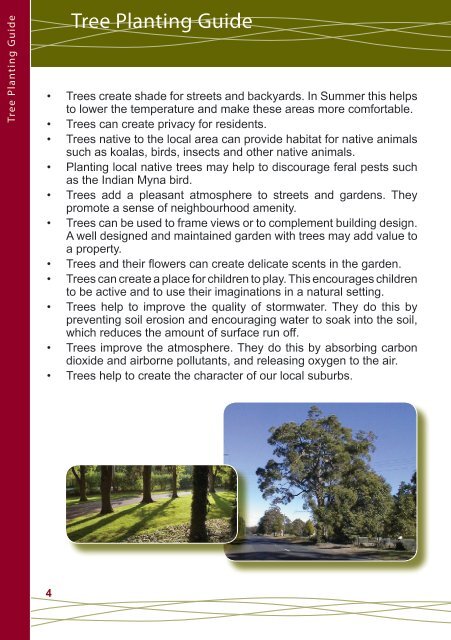 Campbelltown Tree Planting Guide - Campbelltown City Council