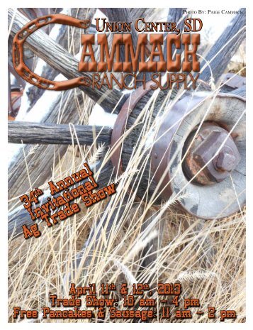 2013 Spring Catalog - Cammack Ranch Supply