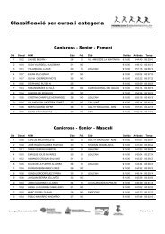 ClassificaciÃ³ per cursa i categoria