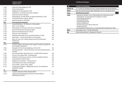 STUDIEREN Ab 50 WINTERSEMESTER 2010 / 11 - Otto-von ...