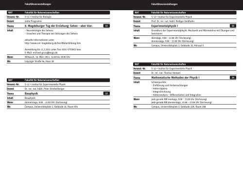 STUDIEREN Ab 50 WINTERSEMESTER 2010 / 11 - Otto-von ...