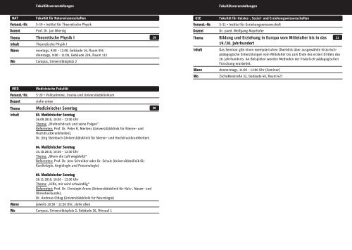 STUDIEREN Ab 50 WINTERSEMESTER 2010 / 11 - Otto-von ...