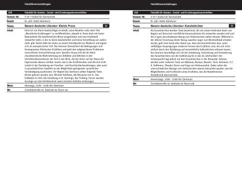 STUDIEREN Ab 50 WINTERSEMESTER 2010 / 11 - Otto-von ...