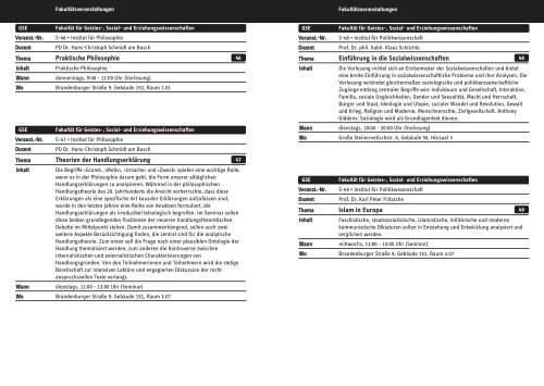 STUDIEREN Ab 50 WINTERSEMESTER 2010 / 11 - Otto-von ...