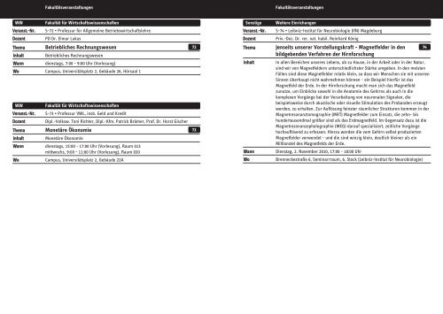 STUDIEREN Ab 50 WINTERSEMESTER 2010 / 11 - Otto-von ...