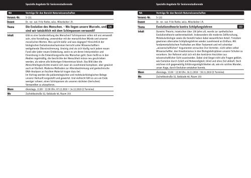 STUDIEREN Ab 50 WINTERSEMESTER 2010 / 11 - Otto-von ...