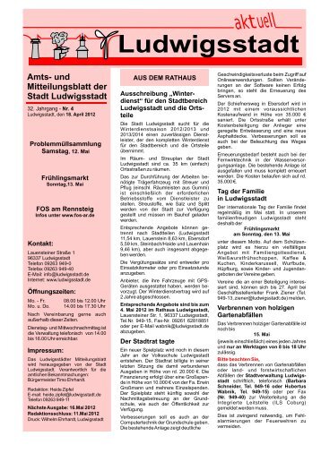 Mitteilungsblatt April 12 - Ludwigsstadt