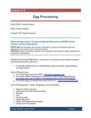 Lesson Plan - U.S. Poultry and Egg Association