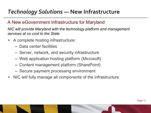 NIC eGov Services - DoIT Website - Maryland.gov