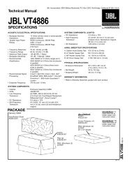 JBL VT4886 - AV-Projektering