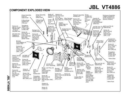 JBL VT4886 - AV-Projektering