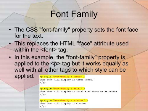 3. Text & Font Styles