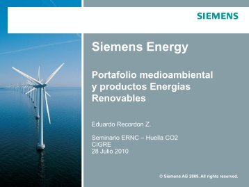 Siemens Wind Power - CigrÃ©
