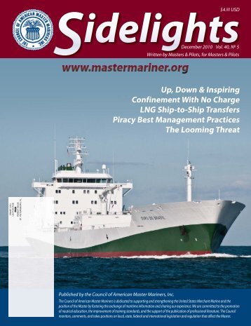 Sidelights December 2010 - Council of American Master Mariners