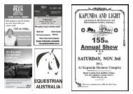 Friends of Kapunda & Light Agricultural Society