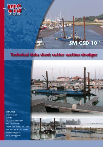 SM CSD 10â€ Technical data sheet cutter suction dredger - Dredgepoint