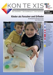 Kinder als Forscher und Erfinder - KON TE XIS