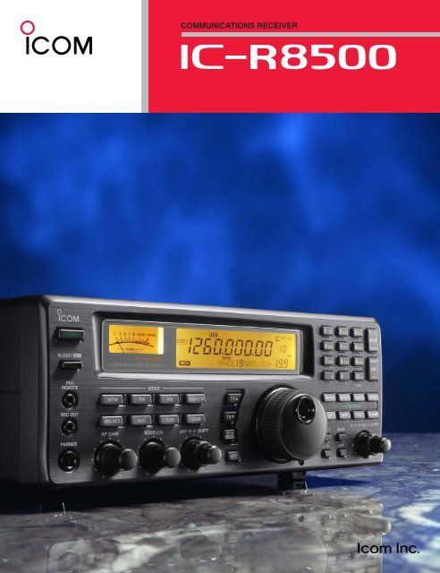 IC-R8500 L - Icom Australia