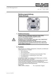 Kontaktbelegungen L = Pha