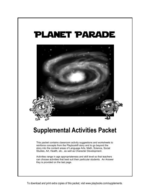 planet parade playbooksa a roleplay reader
