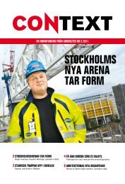 STOCKHOLMS NYA ARENA TAR FORM - Consultec