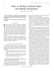 Hints on Writing Technical Papers and Making Presentations