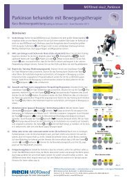 Kurzbedienungsanleitung MOTOmed viva2 Parkinson (PDf)