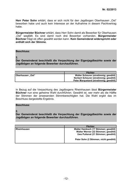 Protokoll GR 18.02.2013 Ã¶ffentlich - Oberhausen-Rheinhausen