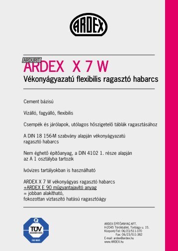 ARDEX X 7 W