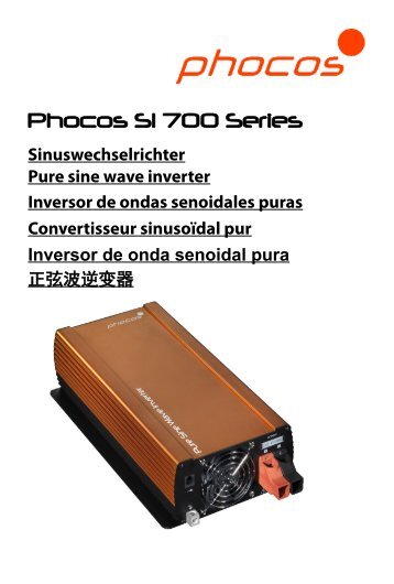 Phocos SI 700 Series - Phocos.com