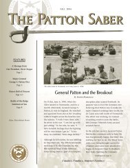 The Patton Saber - Patton Museum of Cavalry and Armor