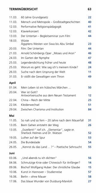 INHALT 1 PROFIL - Evangelische Kirche im Rheinland