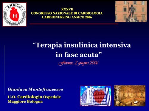 Terapia insulinica intensiva nella fase acuta - Anmco