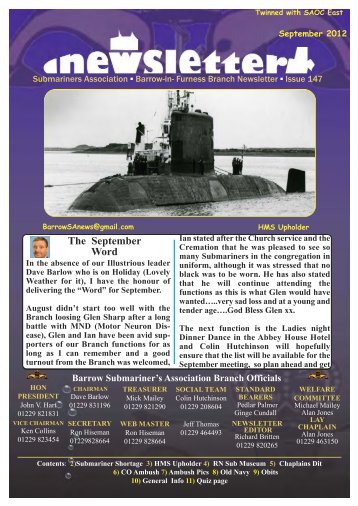 September 12 - Barrow Submariners Association