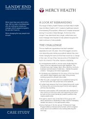 Mercy Health (PDF) - Lands' End | Corporate Clothing