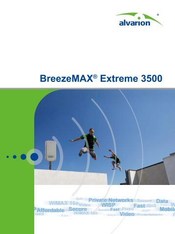 BreezeMAXÂ® Extreme 3500 - Alvarion