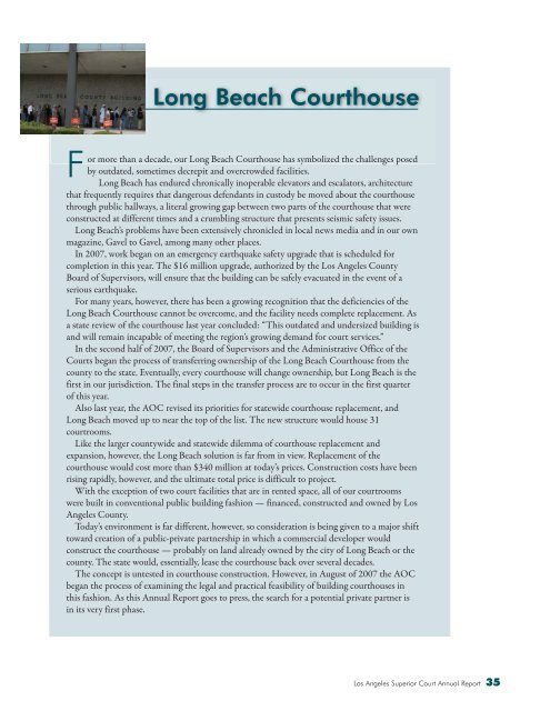 2008 Annual Report - Superior Court of California - County of Los ...