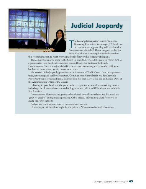 2008 Annual Report - Superior Court of California - County of Los ...