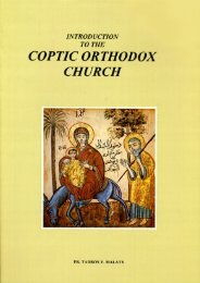 introduction to the coptic orthodox church - Coptic Church Network