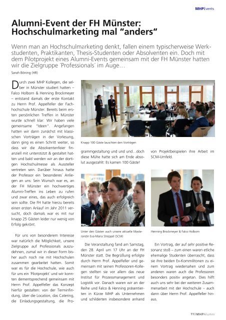 MHPPress 03/12 - Mieschke Hofmann und Partner