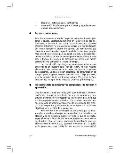 Comunicación de riesgos para el manejo de sustancias peligrosas ...