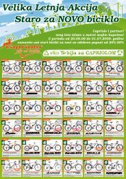 Velika Letnja Akcija Staro za NOVO biciklo - CAPRIOLO bicikl
